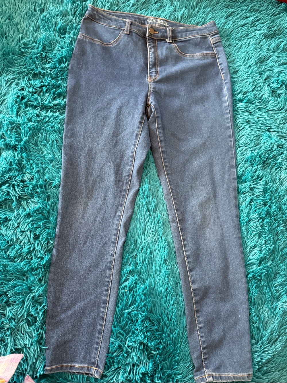 wild fable Dark Blue Skinny Stretch Jeans